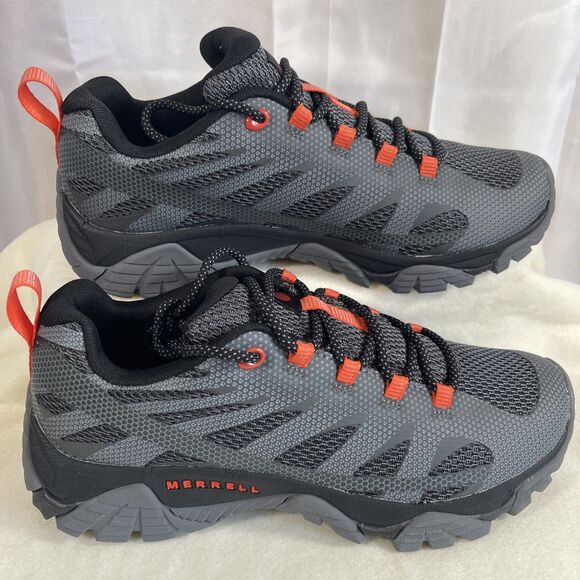 NIB MERRELL J06113 GRAY MOAB EDGE 2 MONUMENT HIKING SHOE SNEAKERS Men 7 Women 9 - Picture 2 of 11